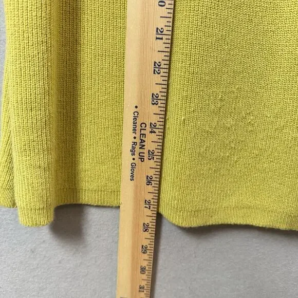 Contemporaine Green High Neck Sweater Tank Top Women’s Petite Size S - Picture 8 of 9